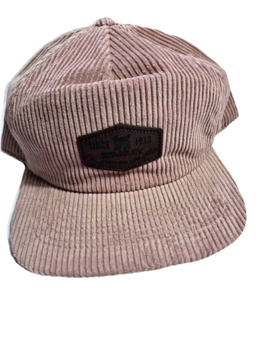 NWT Stanley Rose Quartz Pink Corduroy Patch Baseball Cap Hat Classic Deadstock